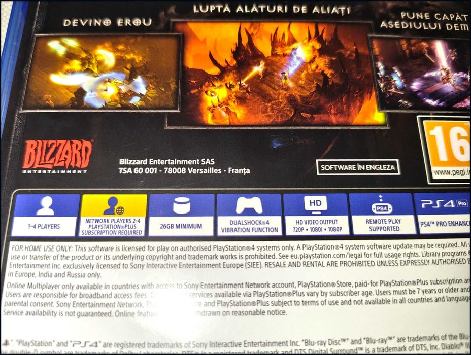 Diablo III Eternal Collection PS4 Playstation 4