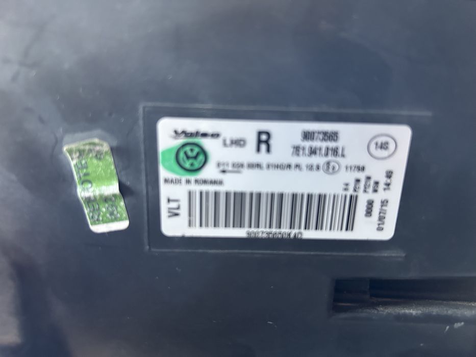 Фар кади Caddy 2016г