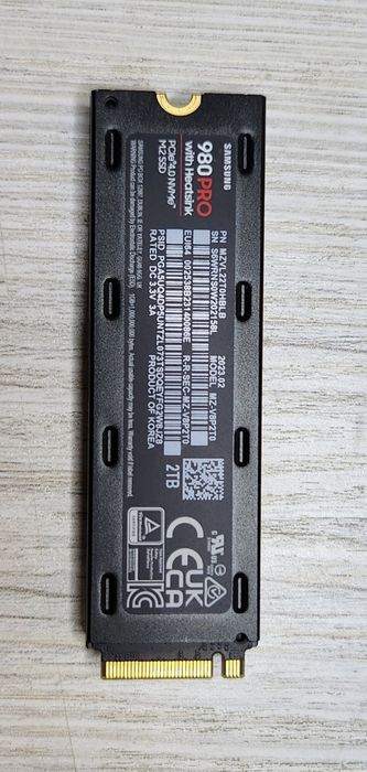 Ssd samsung 980 pro 2tb в идеале  100%