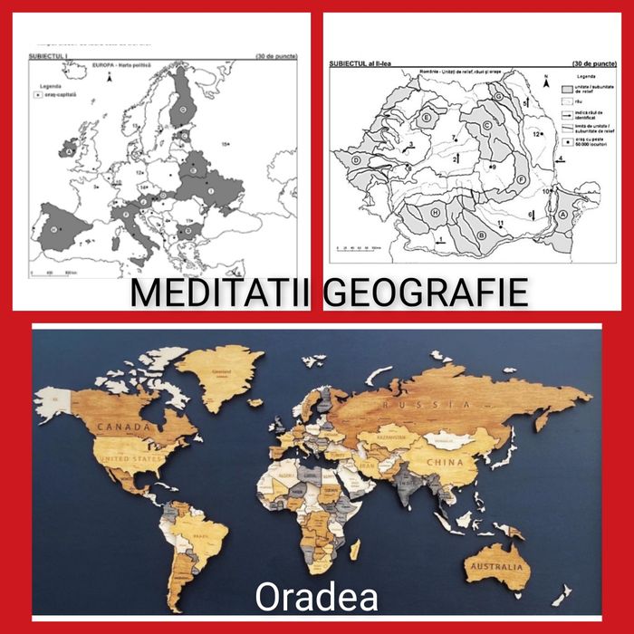 Meditații pentru bacalaureat la geografie