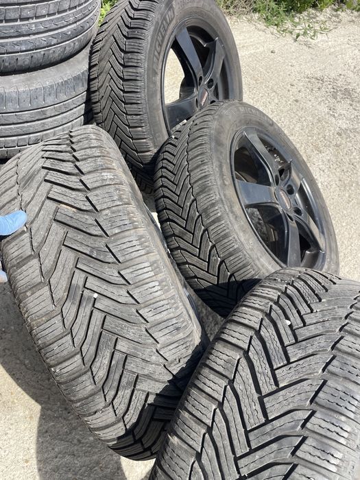 Jante Dezent Vw,Skoda,Audi,Seat 16 + Cauciucuri Michelin M+S 205/55/16