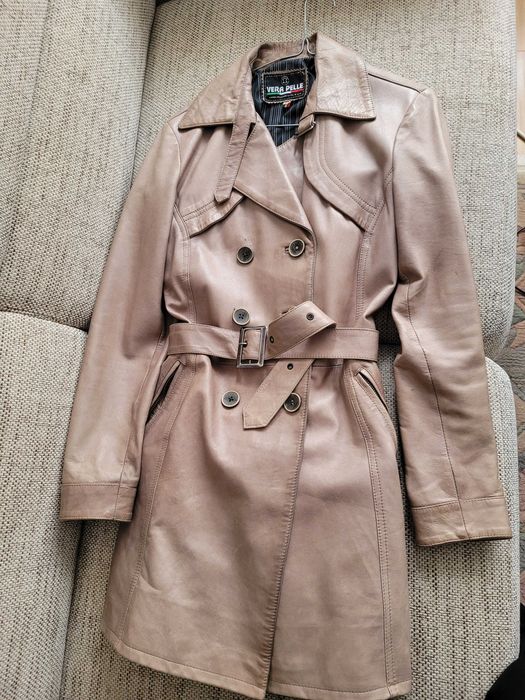 Haina de piele Italia maron masura 40