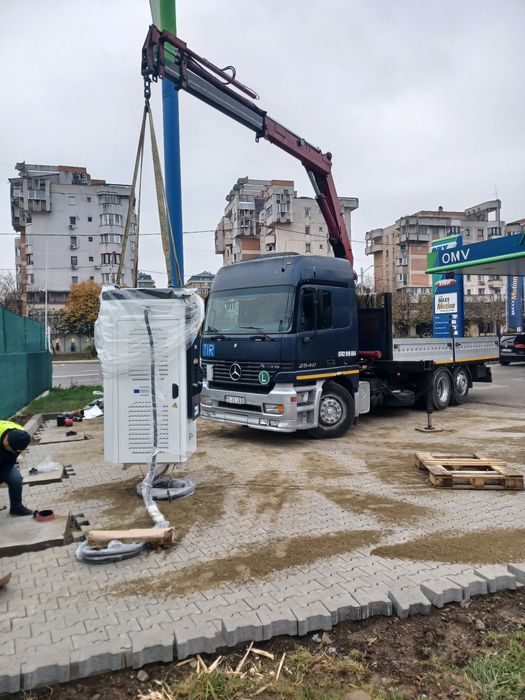 Transport marfa &Camion cu macara