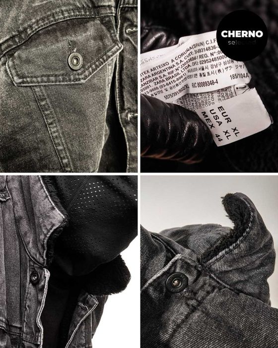 Дънково шерпа яке ZARA Denim Trucker Jacket – L•M – РЕЗЕРВИРАНО