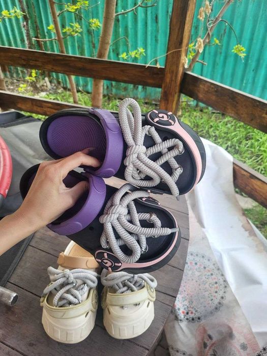 Сабо (модные тапочки) 38 размер, 2 пары