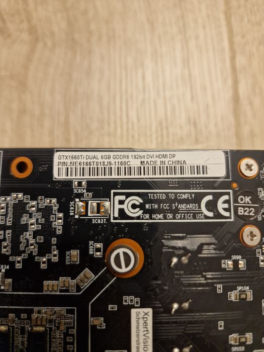 Placa video Palit GTX 1660 Ti Dual OC, 6gb