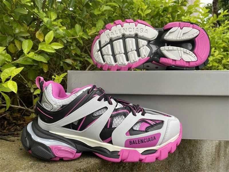 Balenciaga Track Sneaker "White/Black/Pink"