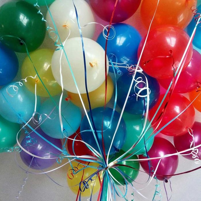 Воздушные шары, звёздочки и сердца !