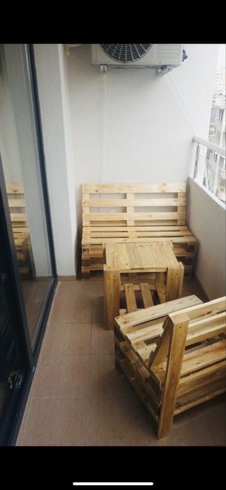 Градински палетни мебели