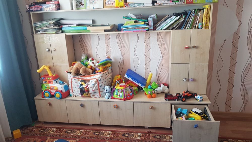 Детская стенка стеллаж