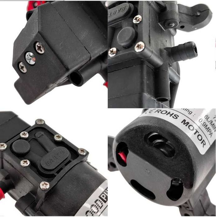 Автоматична диафрагмена помпа 12v 130psi 6литра / мин - хидрофор 12v