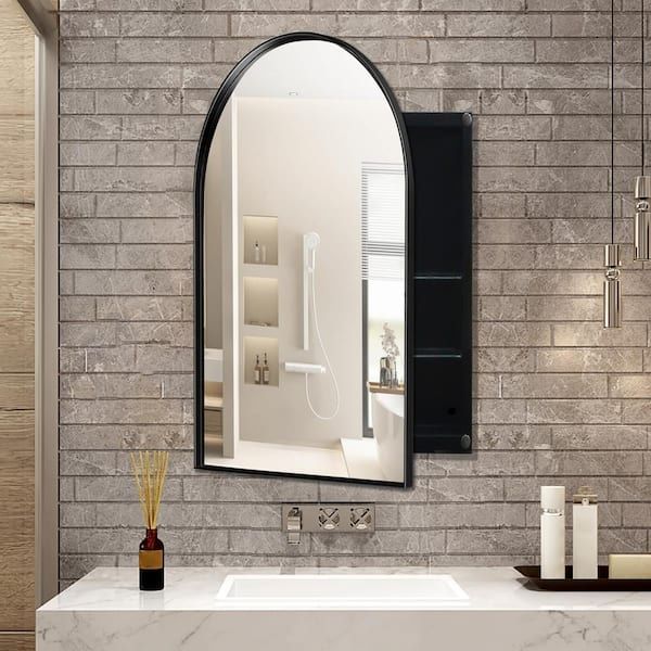 Голямо Луксозно огледало с елегантен  арковиден дизайн