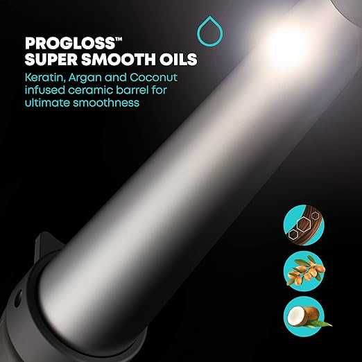 Маша за коса Revamp Progloss, 210ºC – 120ºC, Керамична 32-19 мм.