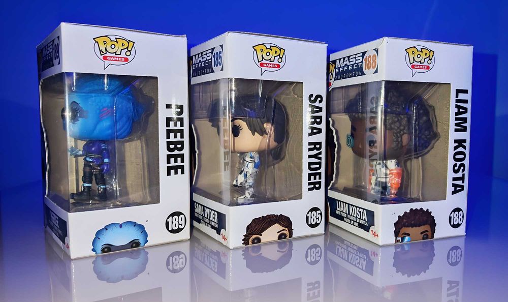 Funko Pop! Mass Effect Andromeda – Sara Ryder + Liam Kosta + Peebee
