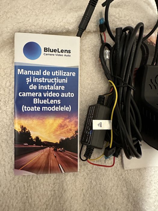 Camera auto  BLUE LENS DUAL 4k  24/7