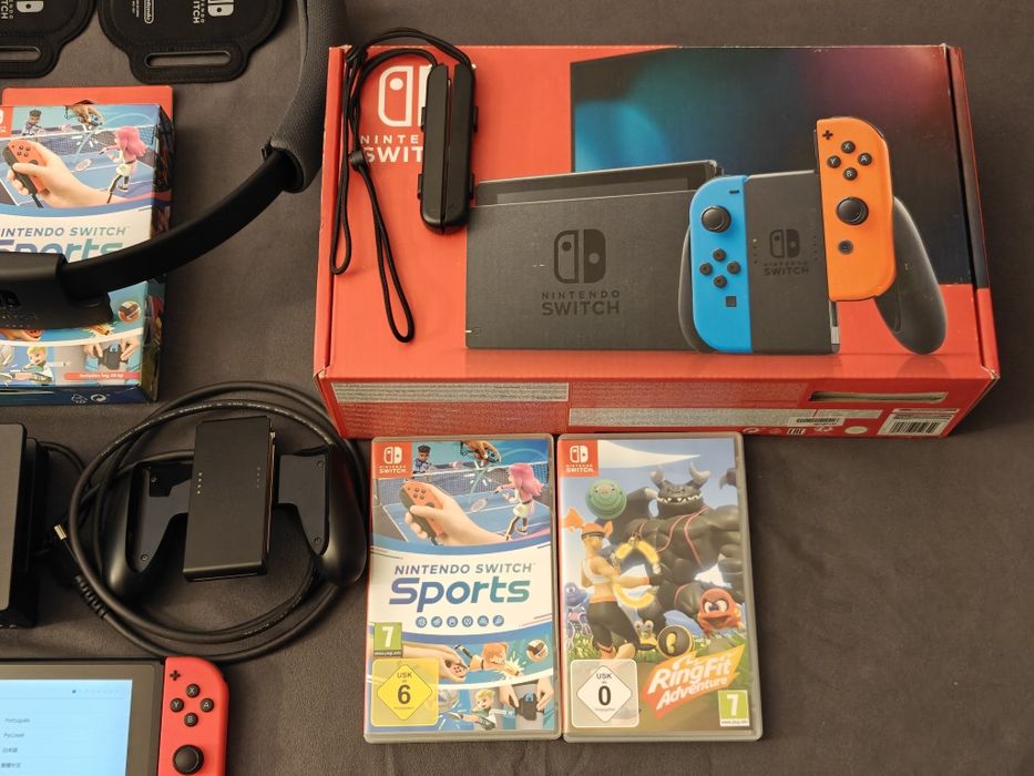 Nintendo switch, RingFit Adventure,