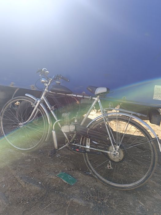 Вело моторчик на ходу