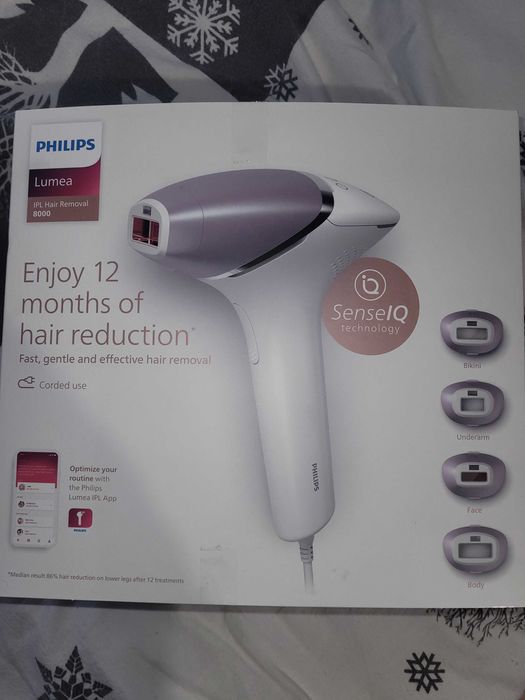 Фотоепилатор Philips Lumea 800 Като нов, наличен е целия комплект