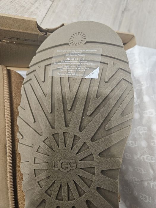 UGG Australia - Велурени зимни боти Classic Mini Dipper