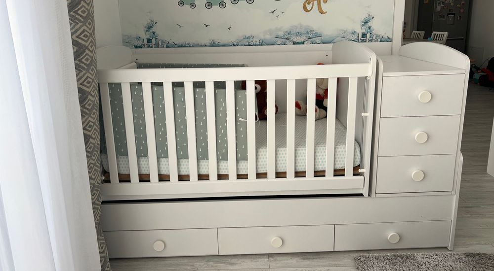 Pat copil , saltea cocos inclusa