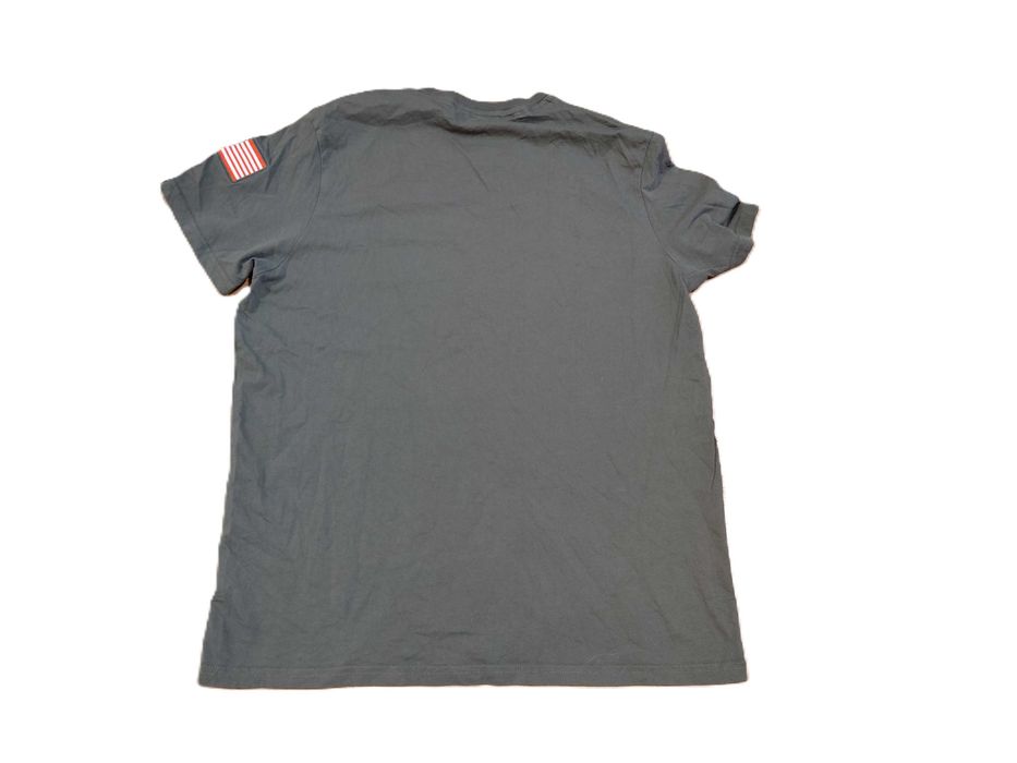 Alpha Industries NASA мъжка тениска памучна с баджове на раменете