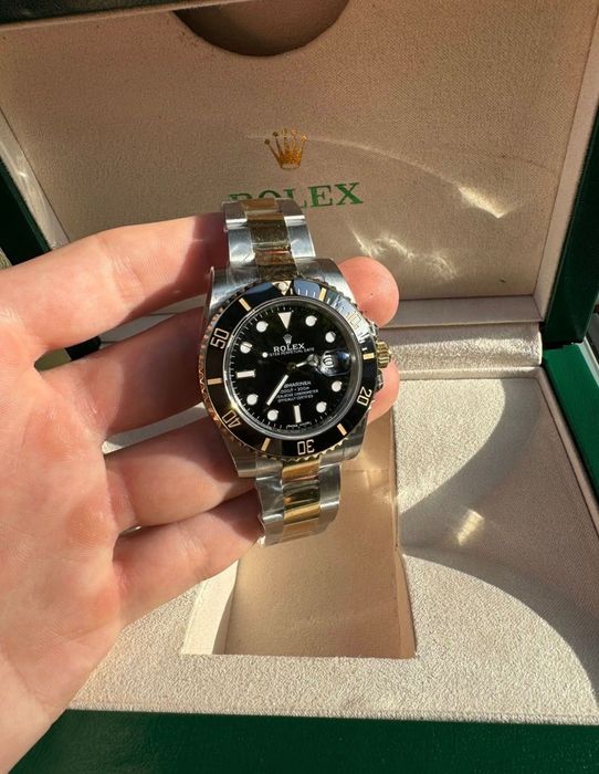 Ceas Rolex Automatic Submariner Date 41MM Oystersteel Silver-Gold