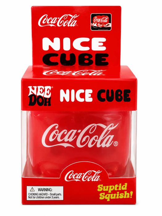 Nee Doh Coca Cola/Pepsi Squishy, Скуиши Кубче Кока Кола/Пепси NeeDoh Nice Cube