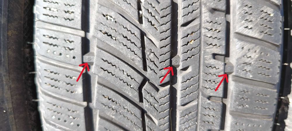 SET jante + anvelope IARNĂ  195/60 R15