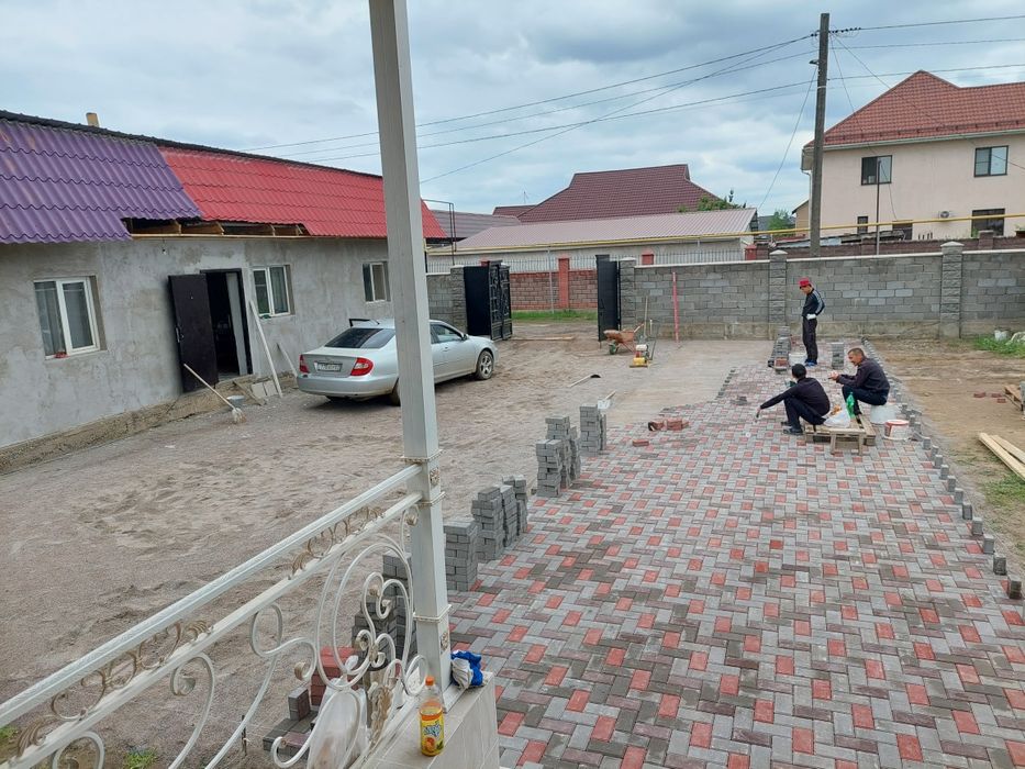 Укладка брусчатка,плитка