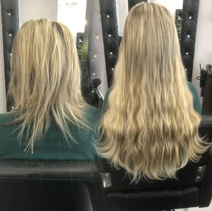 Montaj extensii de par Keratina Premium