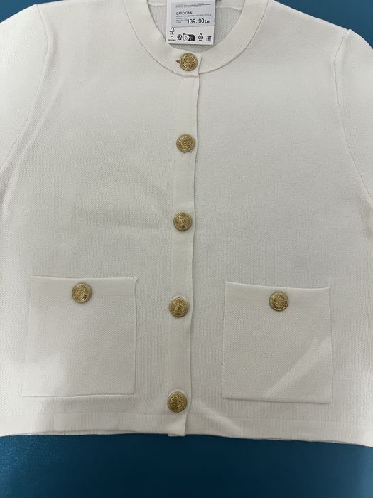 Cardigan nou cu eticheta , Zara , alb , S