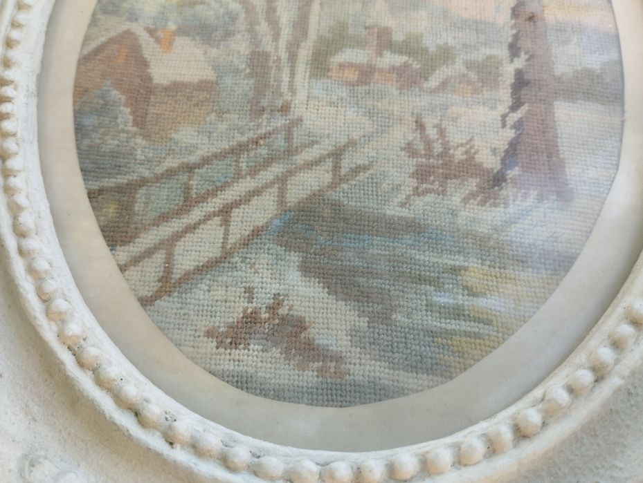 Ръчно изработен гоблен Пейзаж/Зима