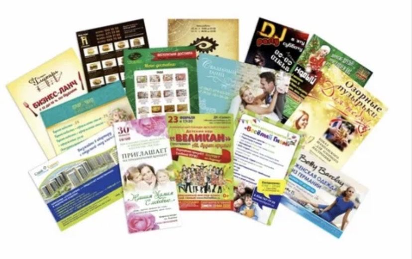 Vizitka Flayer kitob pechat