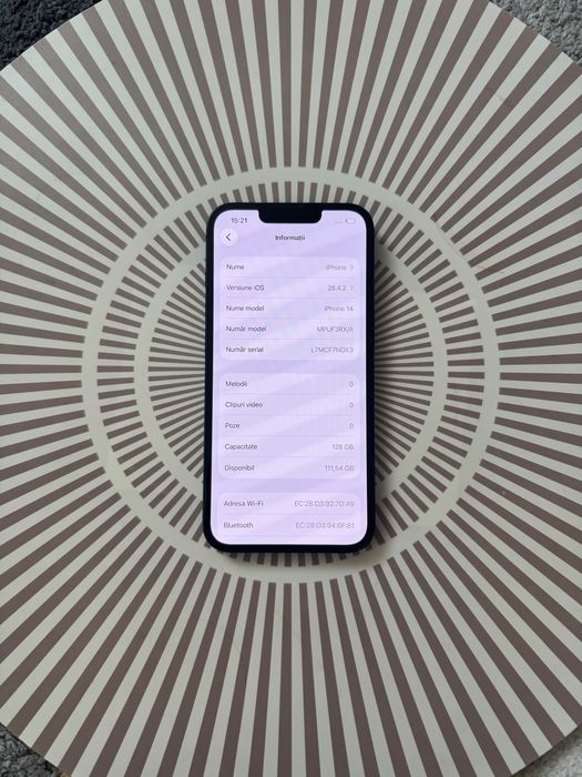 Vand iPhone 14 PERFECT 128gb 88%