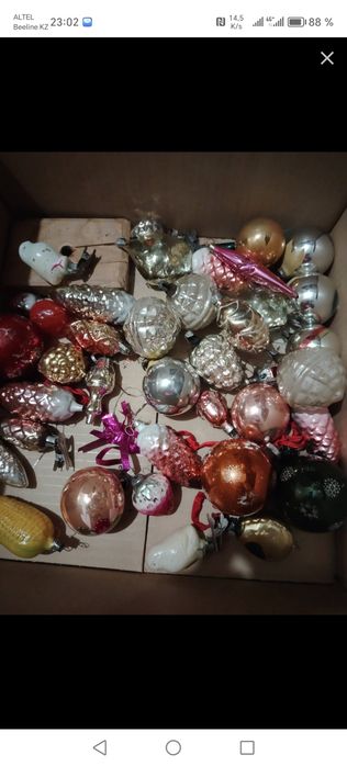 Советские новогодние игрушки