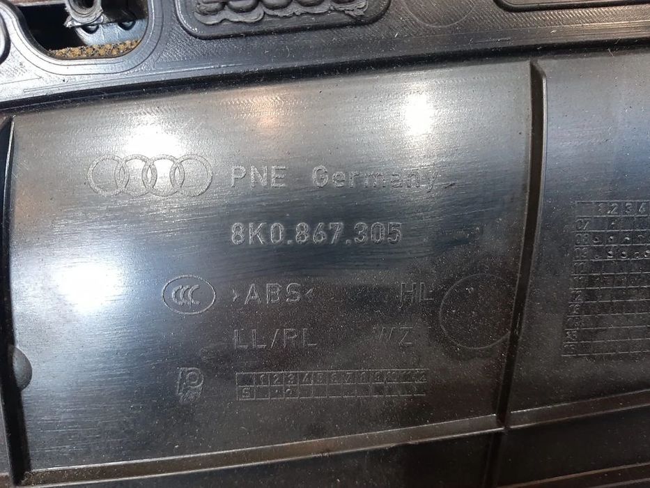 fata tapiterie usa stanga spate audi a4 b8 8k2  8k0867305