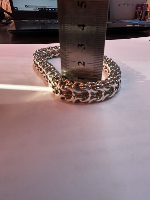 Браслет серебряный 925 пробы,