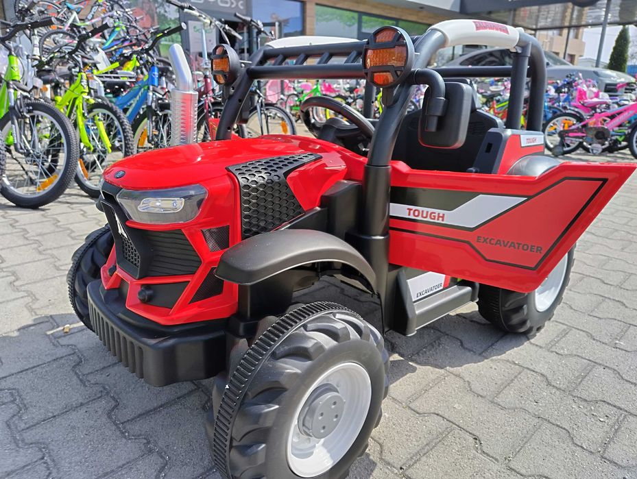 TEXAS акумулаторен трактор HARVEST червен