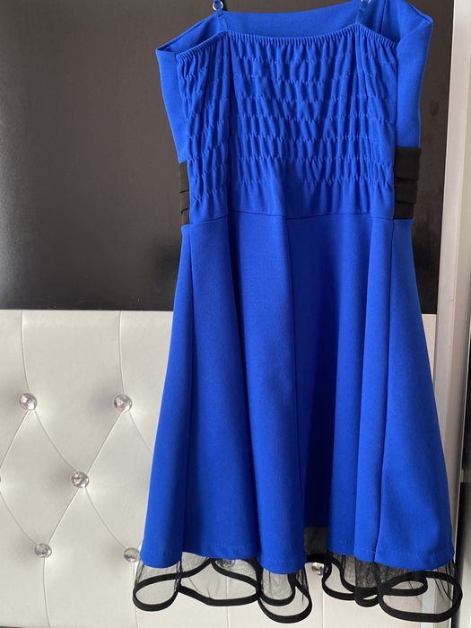 Синя официална рокля