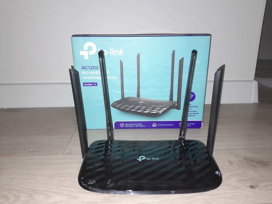 Вай фай (wi-fi) роутер tp-link AC1200 MU-MIMO Archer C6