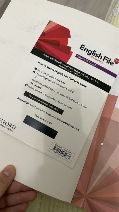 English file book
