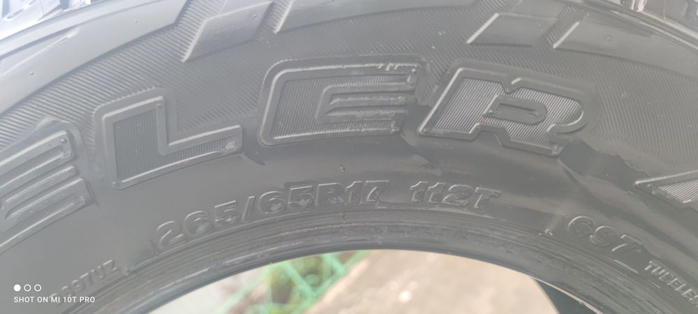 265 65 R17 Bridgestone A/T