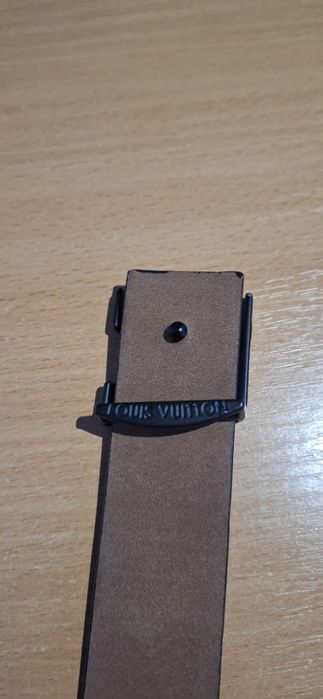 Curea Louis Vuitton -  Monogram neagra (carouri)