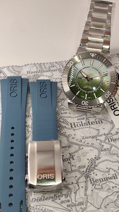 Нов! Oris Aquis Dat Watt Limited Edition II – Пълен комплект!