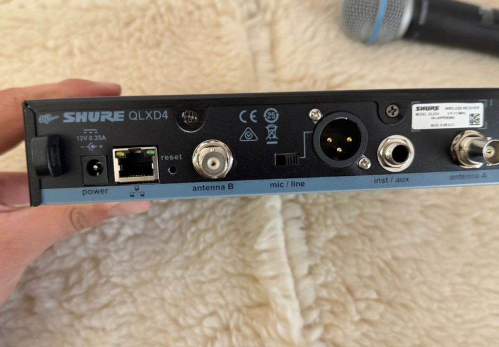 Shure QLXD4 Beta 58A microfon wireless digital profesional 900MHz
