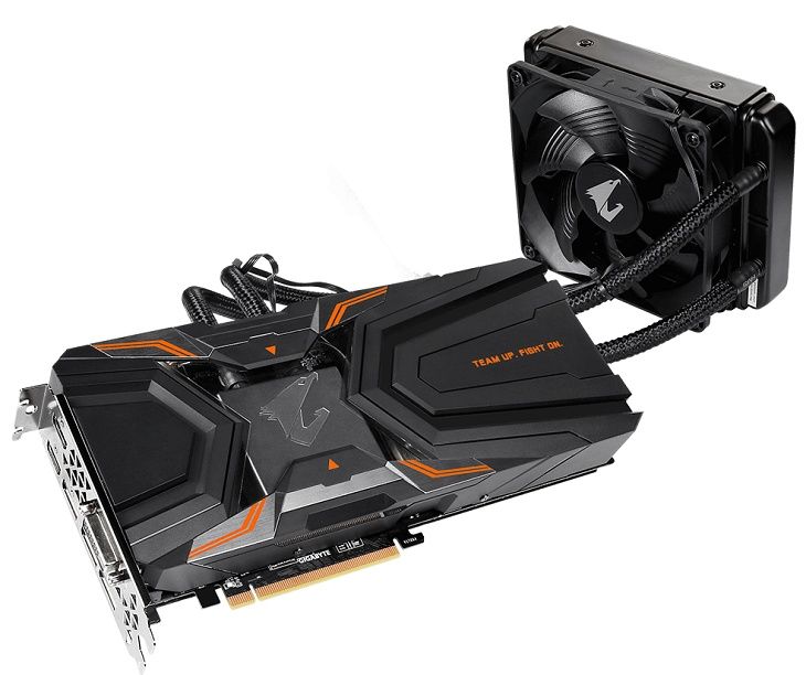 AORUS GTX 1080 Ti Waterforce Xtreme Edition 11GB 352bit GDDR5X AIO 120