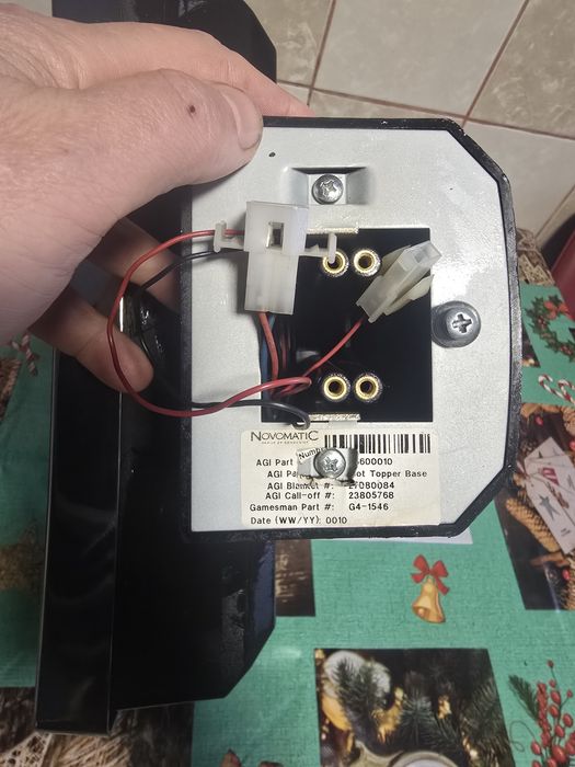Rarität original Top Light Topper pentru Novomatic Gaminator Super V