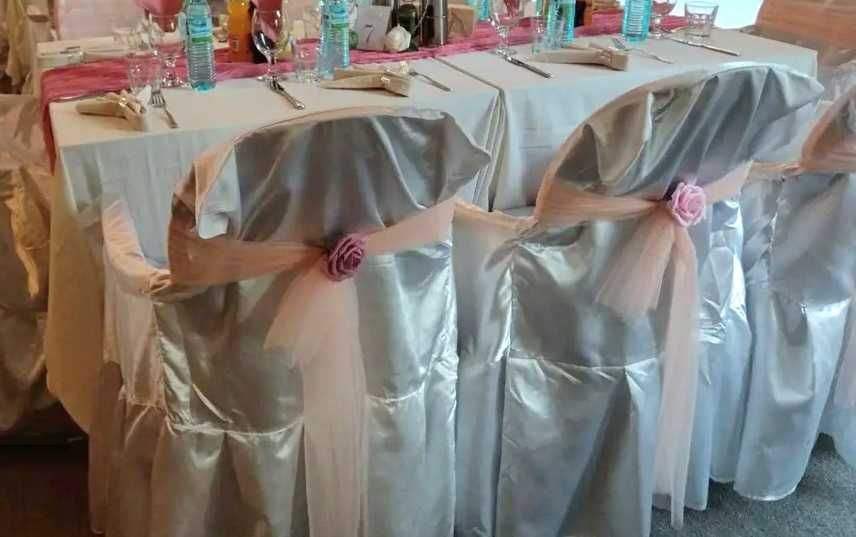 Сватбени Калъфи за столове с подлакътник под наем