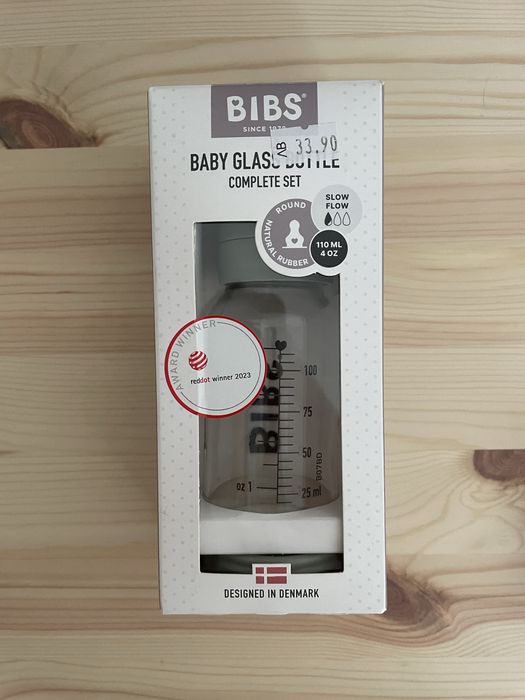 Бебешка Стъклена Бутилка BIBS
