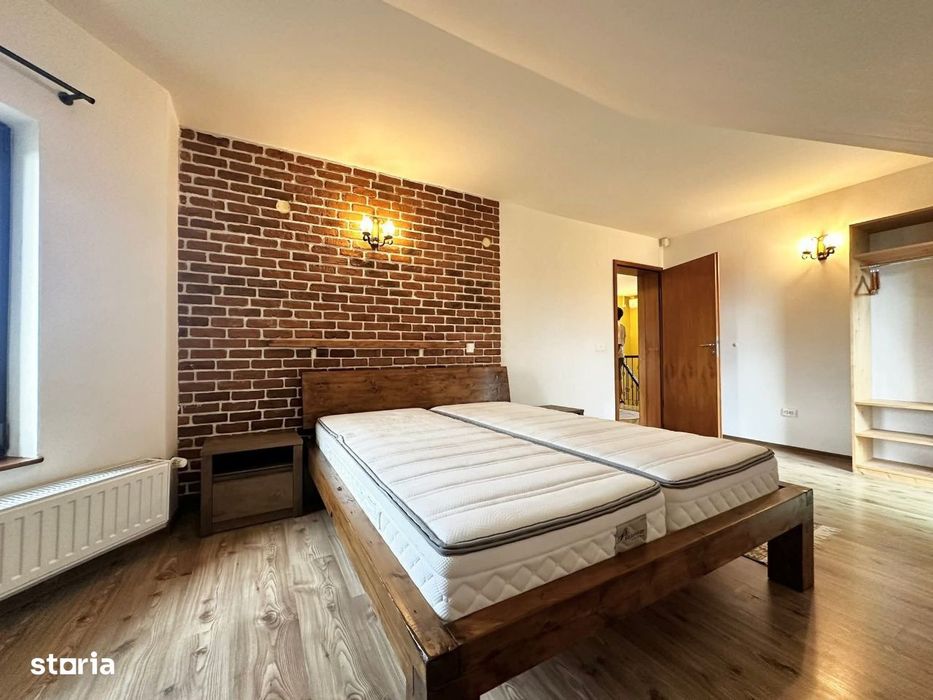 Casă de închiriat - 5 camere | 190 mp utili|Curte 500 mp|Saună|Stupini